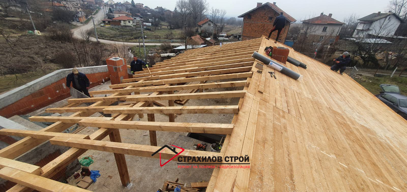 ремонт на покриви в цялата страна от страхилов строй